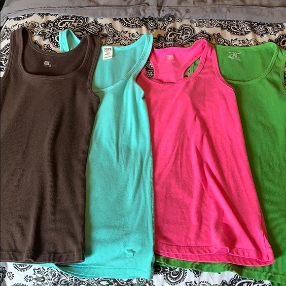 variety Tops - Lot of 4 cotton tank tops size medium